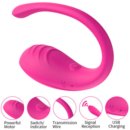 Vibrador inteligente VibeX9, vibradores vaginales controlados por aplicación: juguetes sexuales para adultos para mujeres y parejas