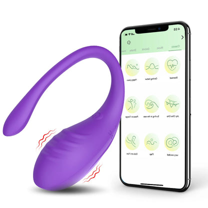 Vibrador inteligente VibeX9, vibradores vaginales controlados por aplicación: juguetes sexuales para adultos para mujeres y parejas