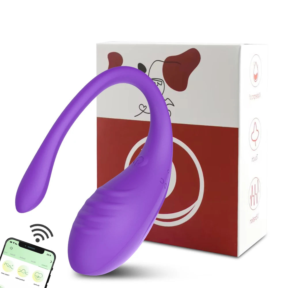 VibeX9 Vibrador Inteligente APP Controlado Vibradores Vaginais - Brinquedos Sexuais Adultos para Mulheres Casais